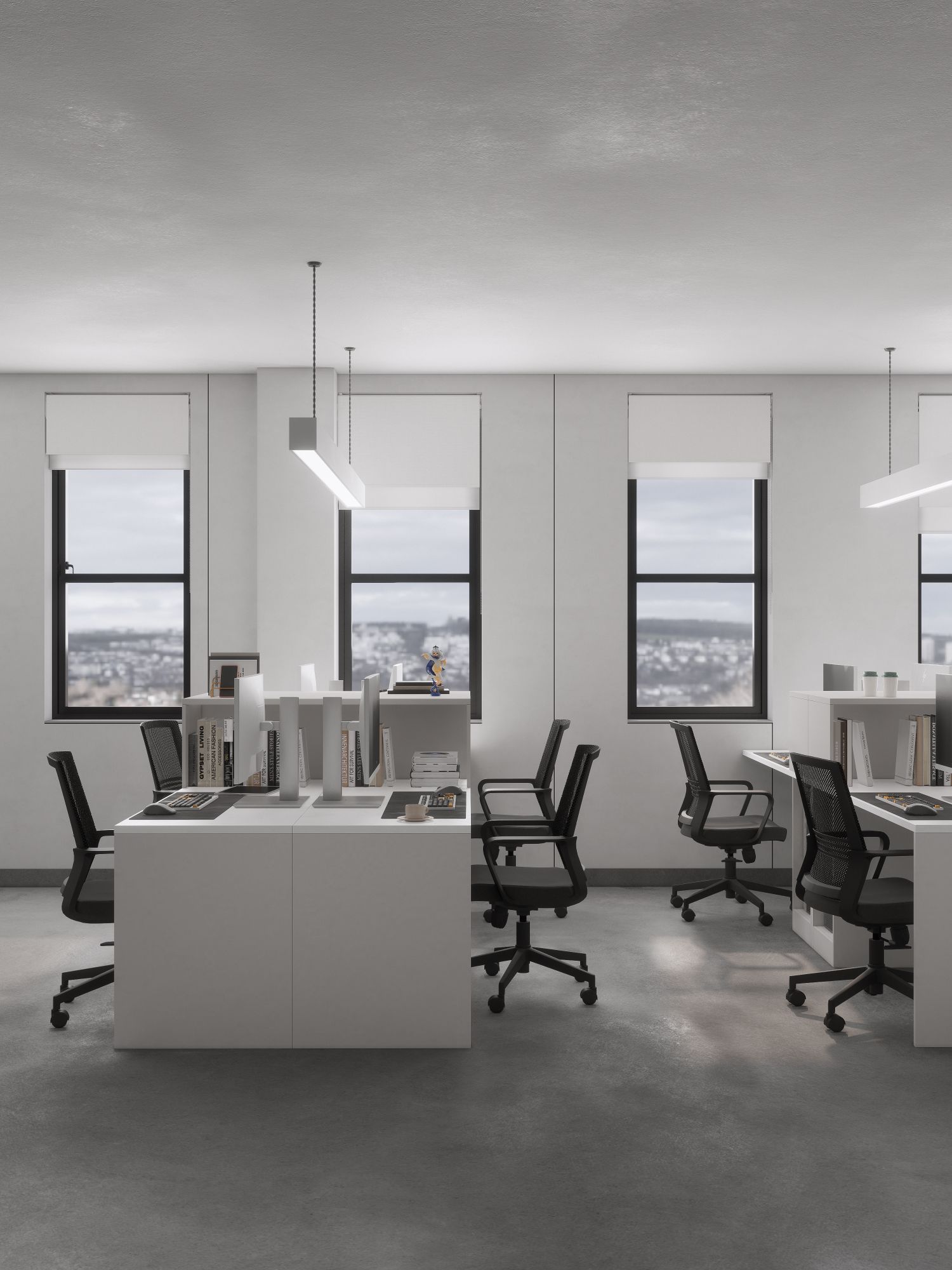 Enscape渲染｜笕桥里的办公空间-3