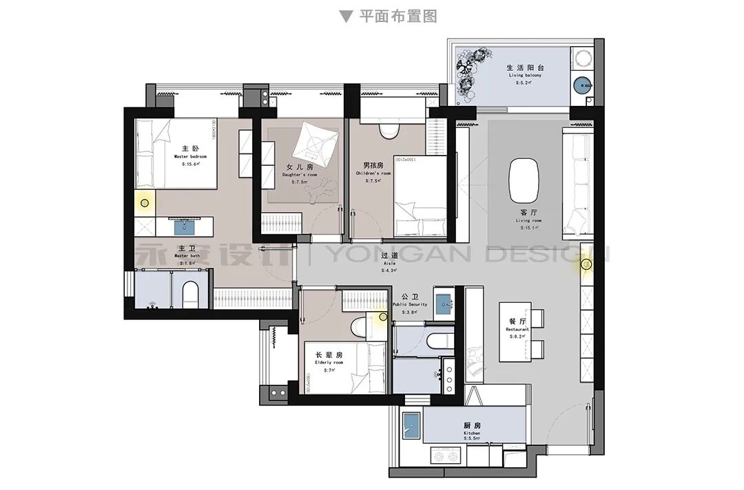 永安实景丨华富村115m²【奢侈品般沁人心扉的光影空间】-31