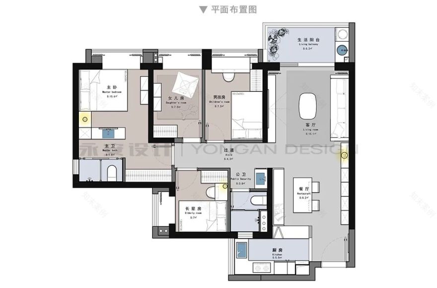 永安实景丨华富村115m²【奢侈品般沁人心扉的光影空间】-31