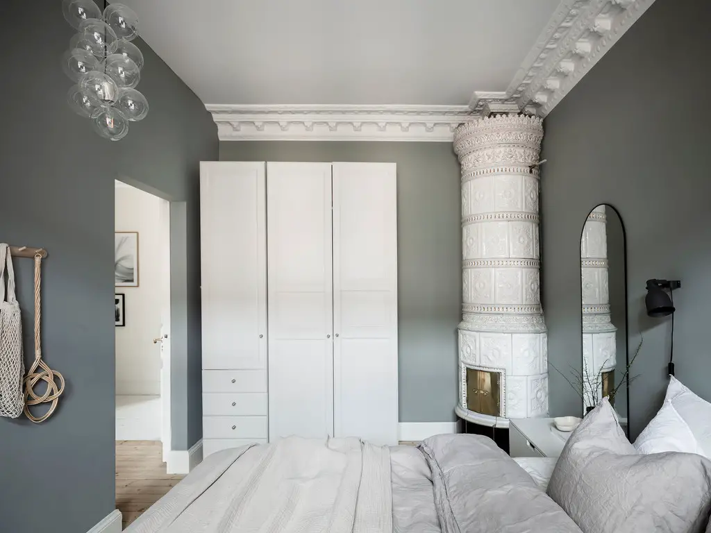 瑞典哥德堡温馨家庭公寓的现代改造-14