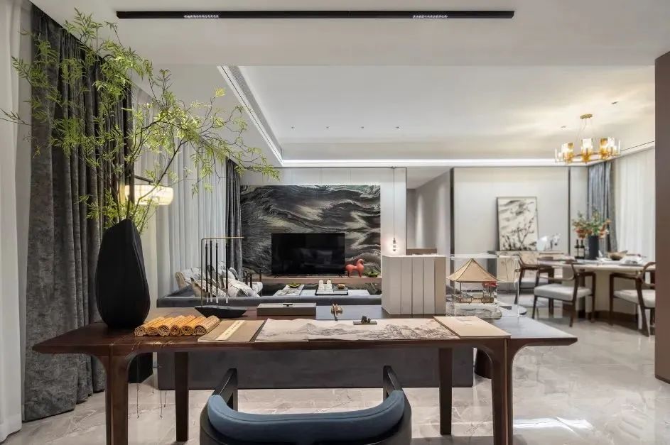 河源星河丹堤 | 雅致“清平乐”样板间，重现宋代风韵-18