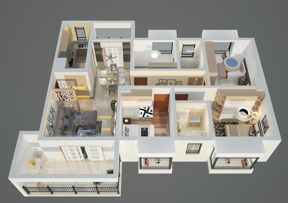 
世纪城腾盛苑23栋2-402号 -1