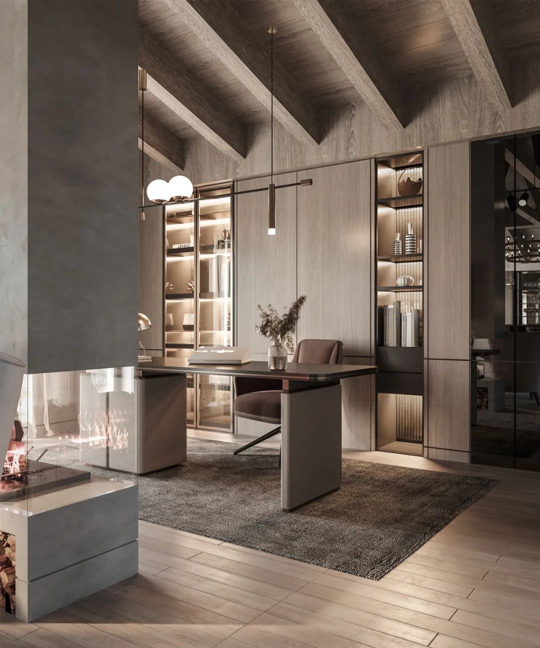 阿塞拜疆巴库现代轻奢公寓设计丨Aytan Guliyeva-44