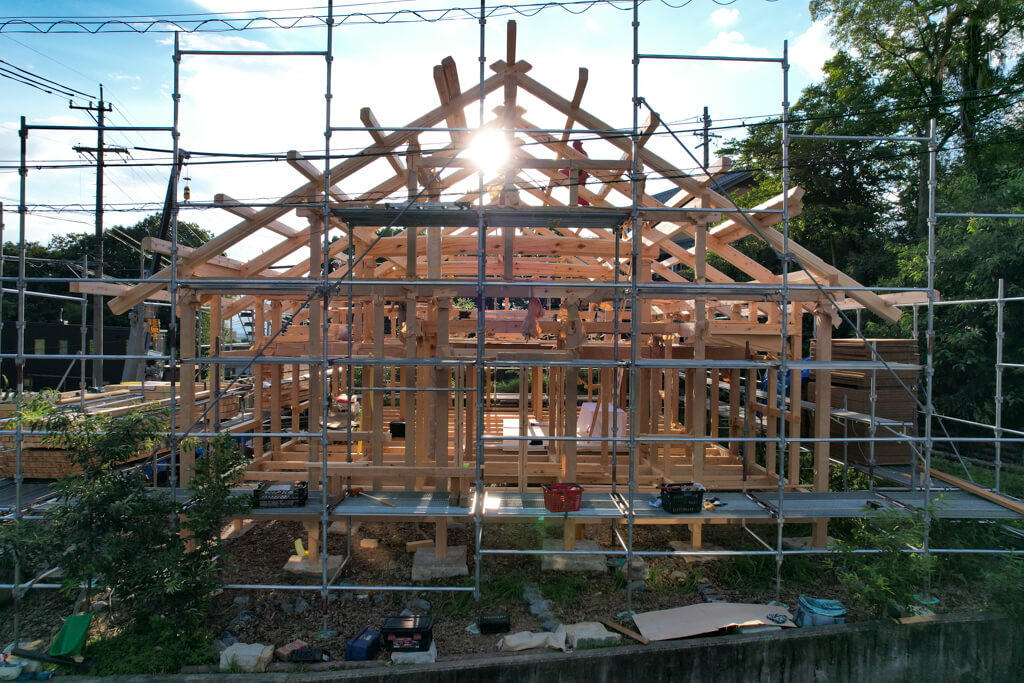 音乐家的家7 木配り 墨付け 刻み丨水野设计室-111