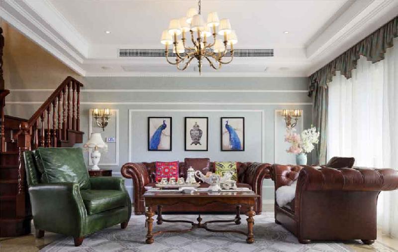 南京湖滨世纪花园老房翻新,美式新传统风格诗意栖居-11