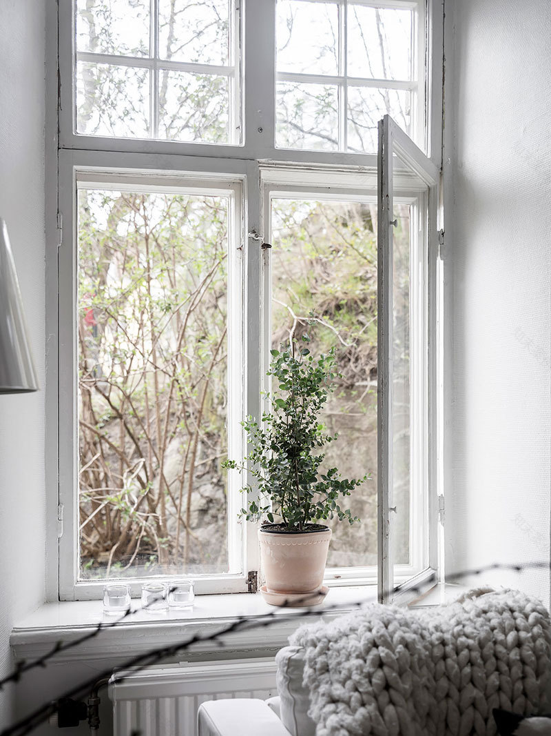 瑞典哥德堡 38 平米白色公寓,迷你空间大魅力-6