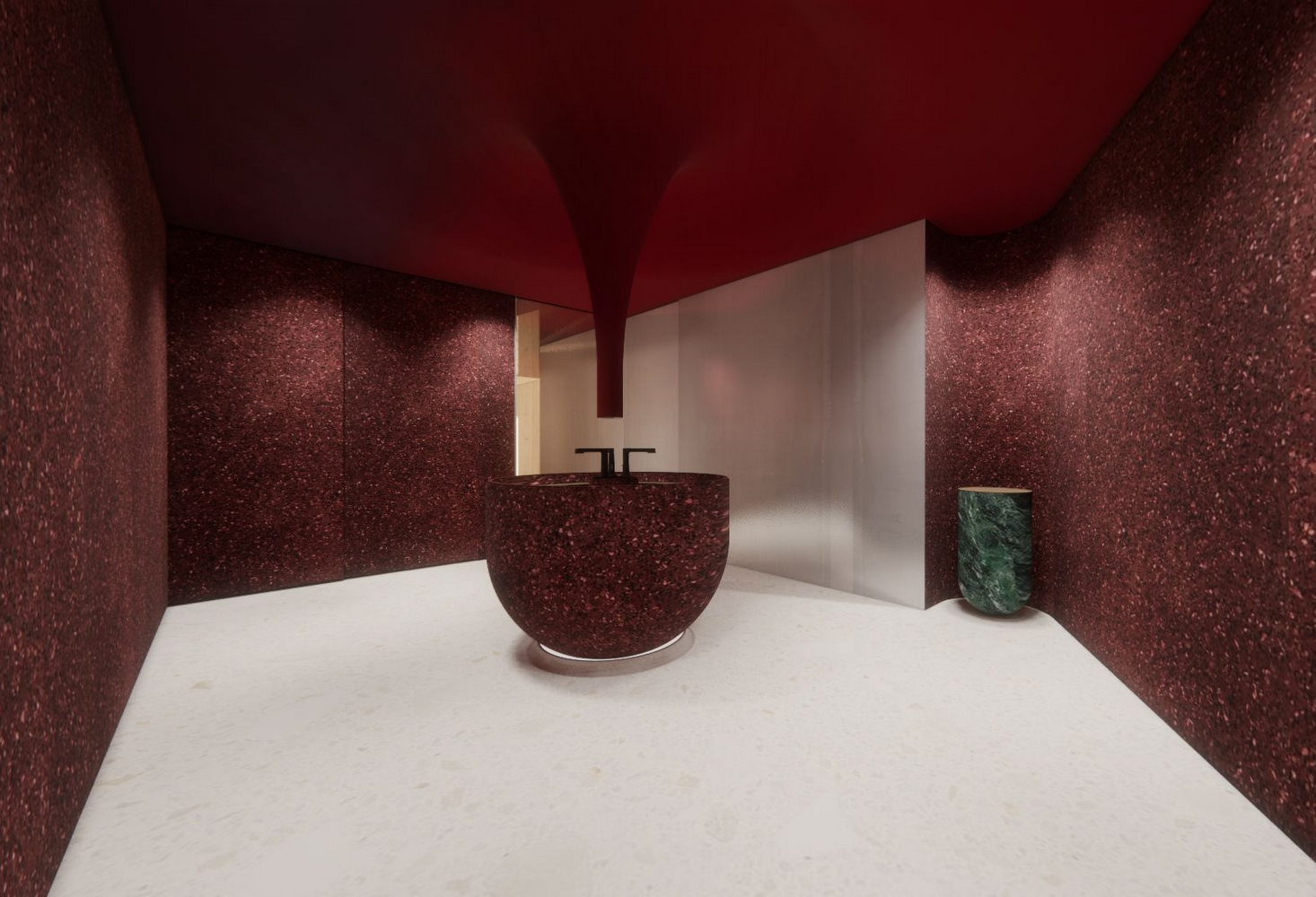 济南中海寰宇艺术中心售楼处SU模型-4