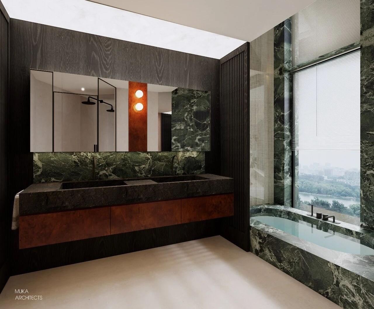 木卡建筑设计 · 上海350㎡滨江景观宅丨中国上海丨上海木卡建筑设计-43