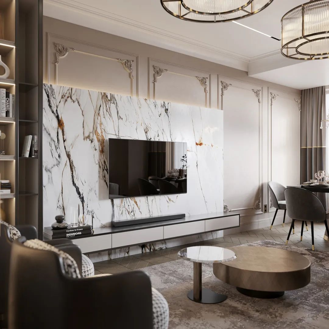 俄罗斯莫斯科 192·4㎡私人豪宅设计丨Julia Design-29