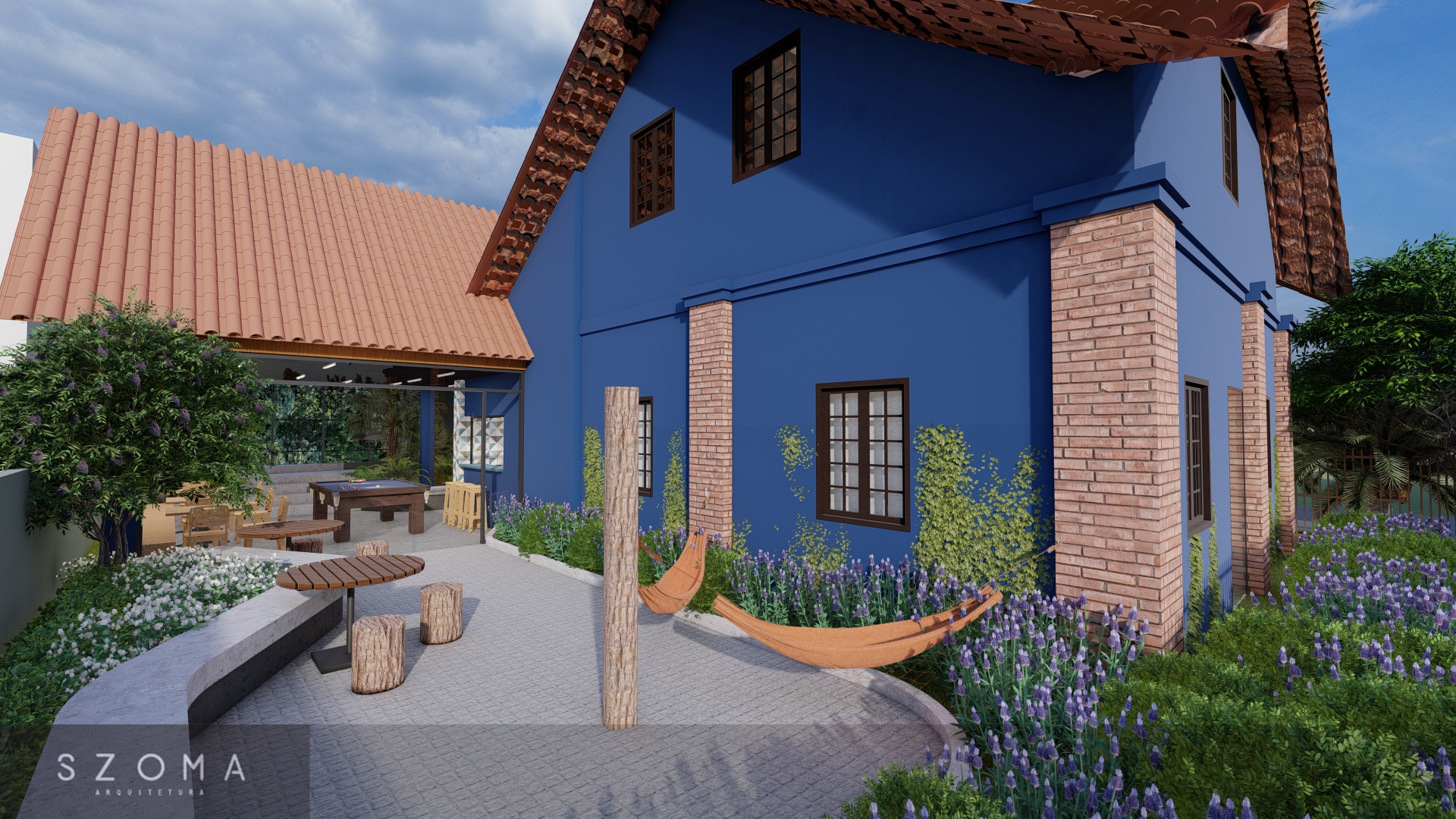 PST - área lazer corporativa | lounge space-0