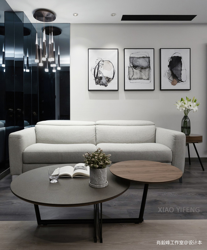 三居110平米装修案例·效果图  现代风格 · 高品质的舒适家丨肖毅峰工作室-21