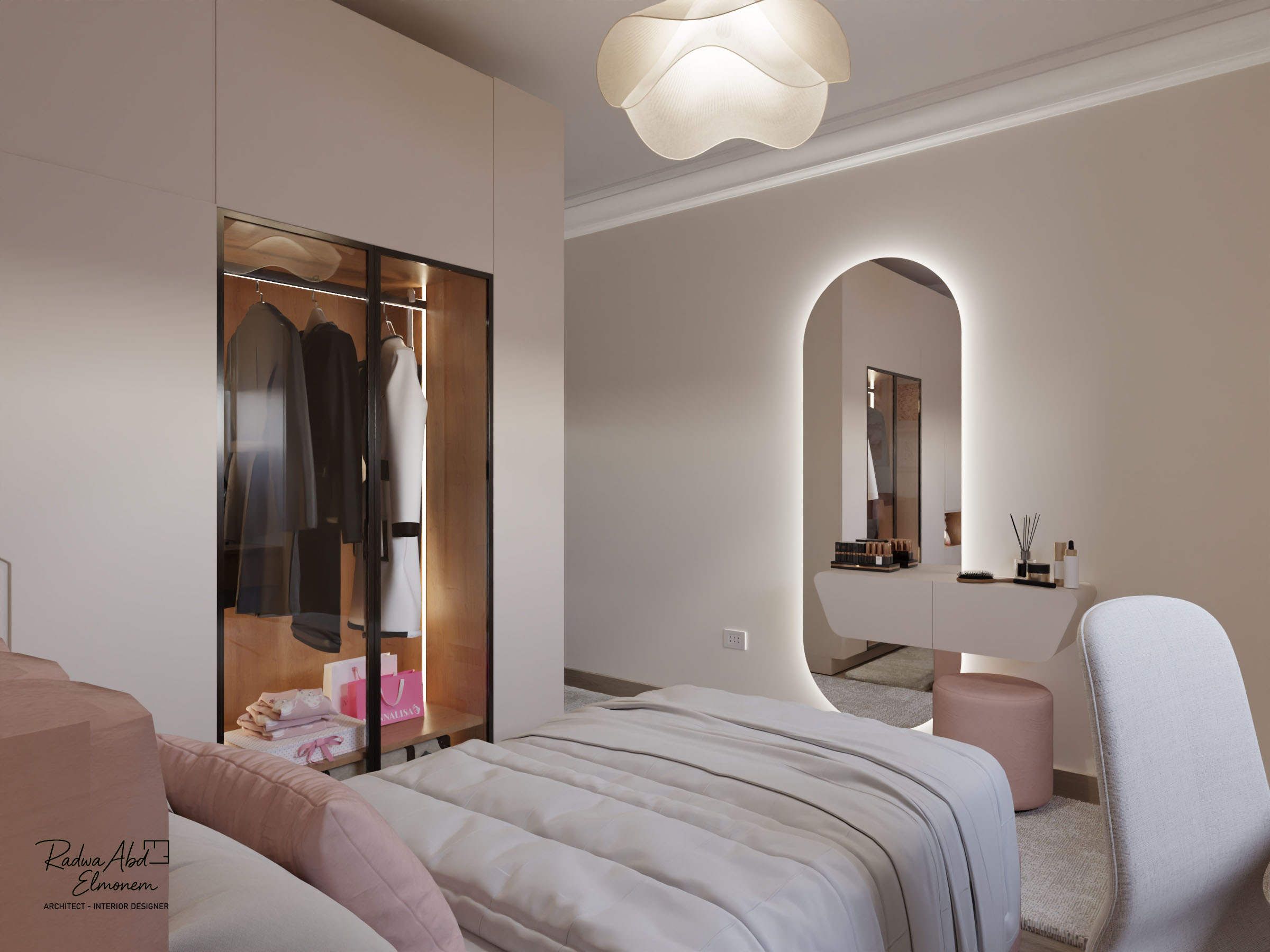 Dusty Rose Room(粉玫色房间)丨埃及丨Radwa Abd El monem-13