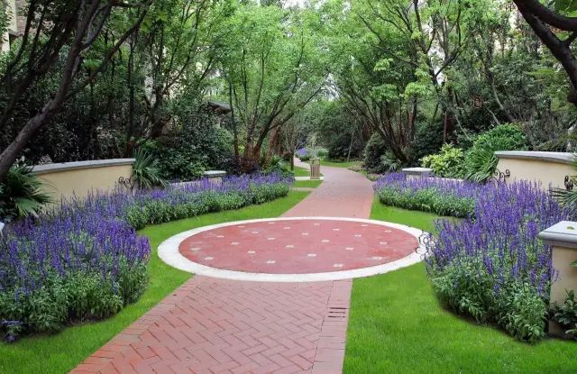 绿化设计中的地被放线手法与植物配置-17