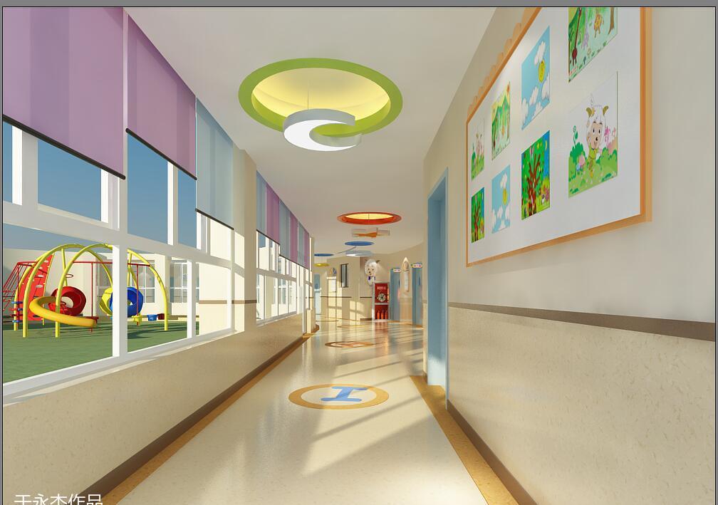 富平庄里幼儿园室内设计展示教育美学-12