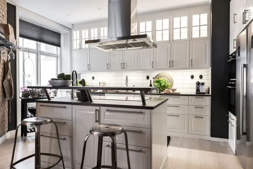 瑞典冬日温馨公寓设计-13