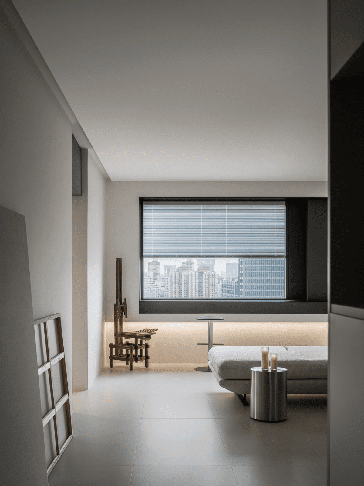 80㎡极简打破常规，重组客卫变出衣帽间，LDK一体布局开阔胜大平层-17