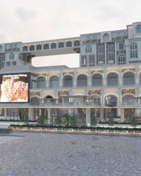 luxury 5 stars hotel and mall