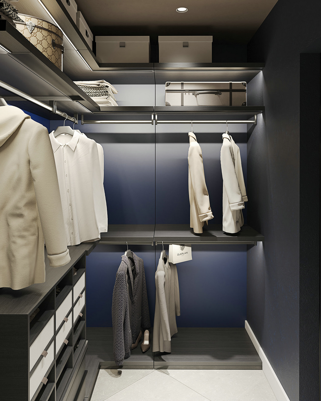 高级黑+蓝色组合设计-8