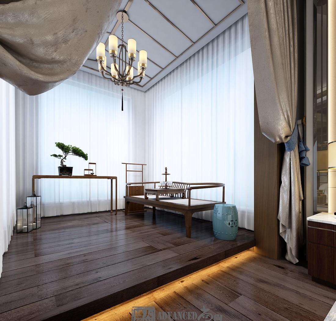 
尚晓明丨云端点墨设计 -180平样板间/水云居 -21