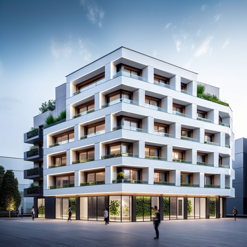 Blok mieszkalny z usługami na parterze Biała Podlaska-2