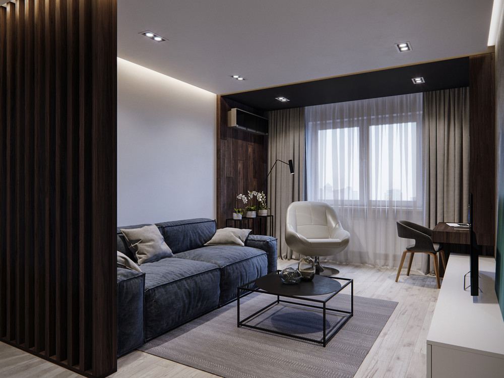 60平米夫妻公寓室内设计项目丨Игорь и Алёна Скаржевские-6