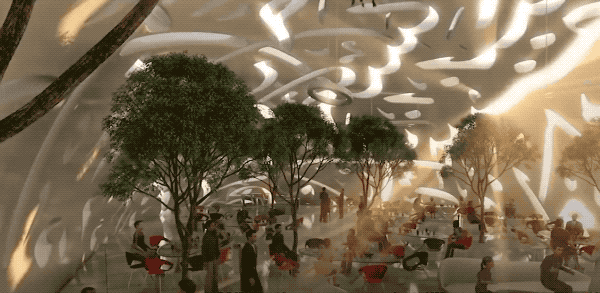 迪拜新地标 | 未来博物馆已开放,77米高建筑室内无一根柱子-44