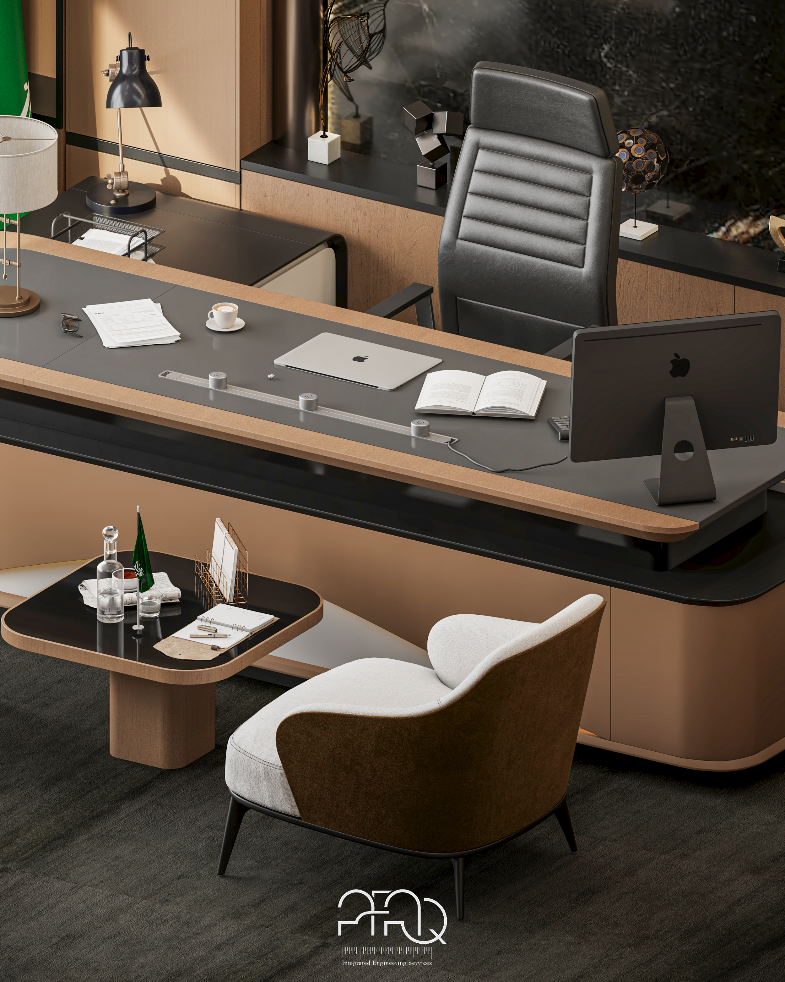 沙特阿拉伯公司室内设计  现代办公室设计-16