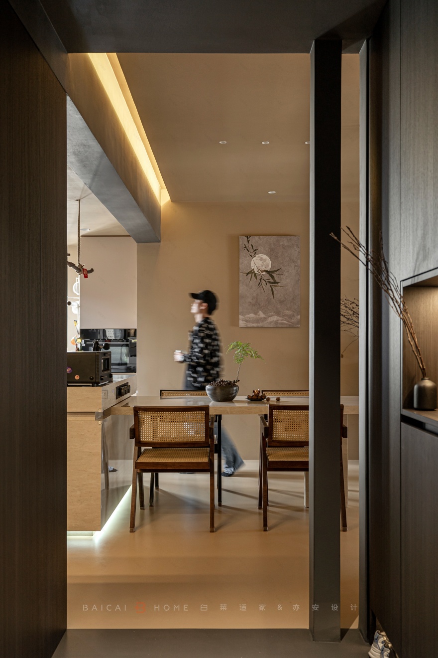 日落而息·咖啡烈酒奶油,华灯初上浪漫如至 · 白菜适家空间设计-0