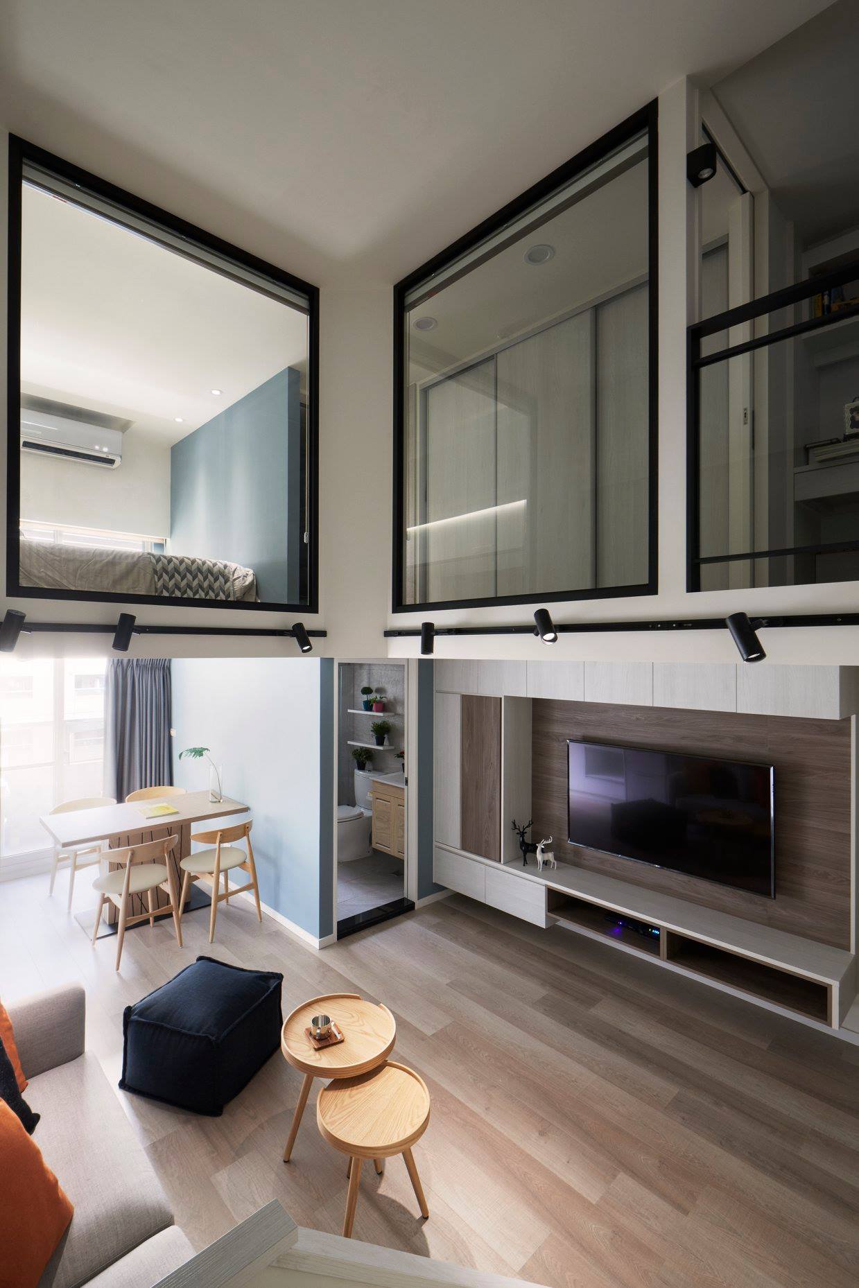 14 坪北欧风家居，一家六口舒适生活-14