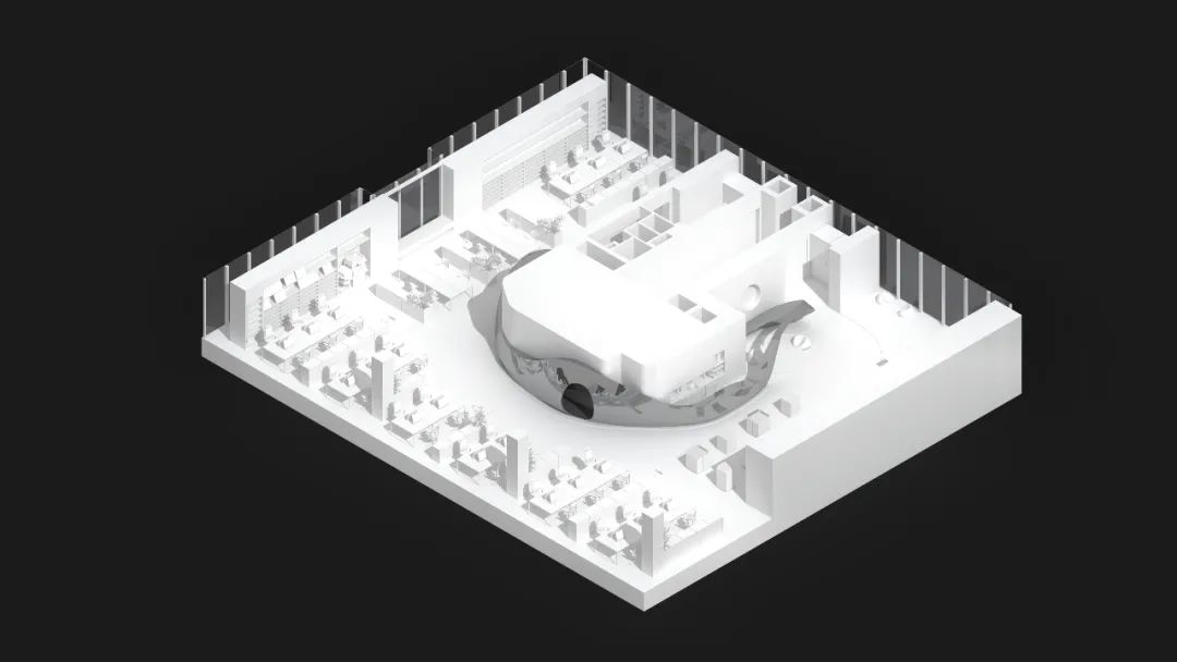 青墨建筑的“UFO”办公室-15