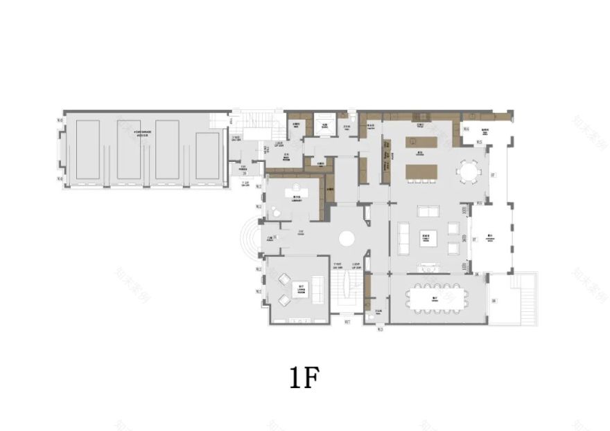 P.W.璞物设计丨多伦多1300㎡独栋别墅,雕花琢韵墅写人生-146