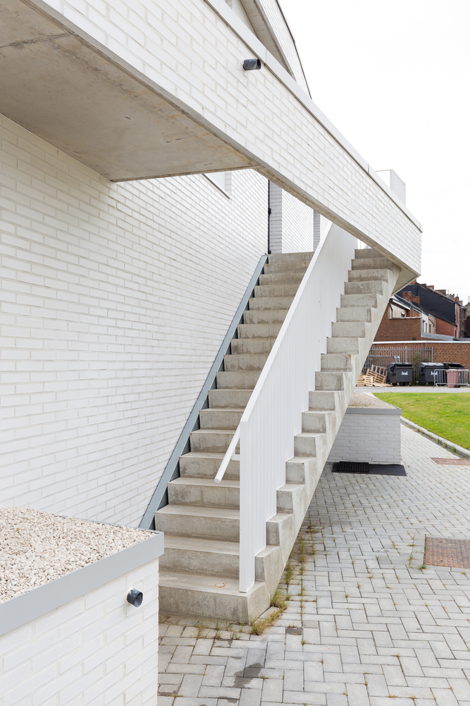 Marcinelle II School · 绿色校园的边界之美丨比利时丨LT2A,OPEN ARCHITECTES-26