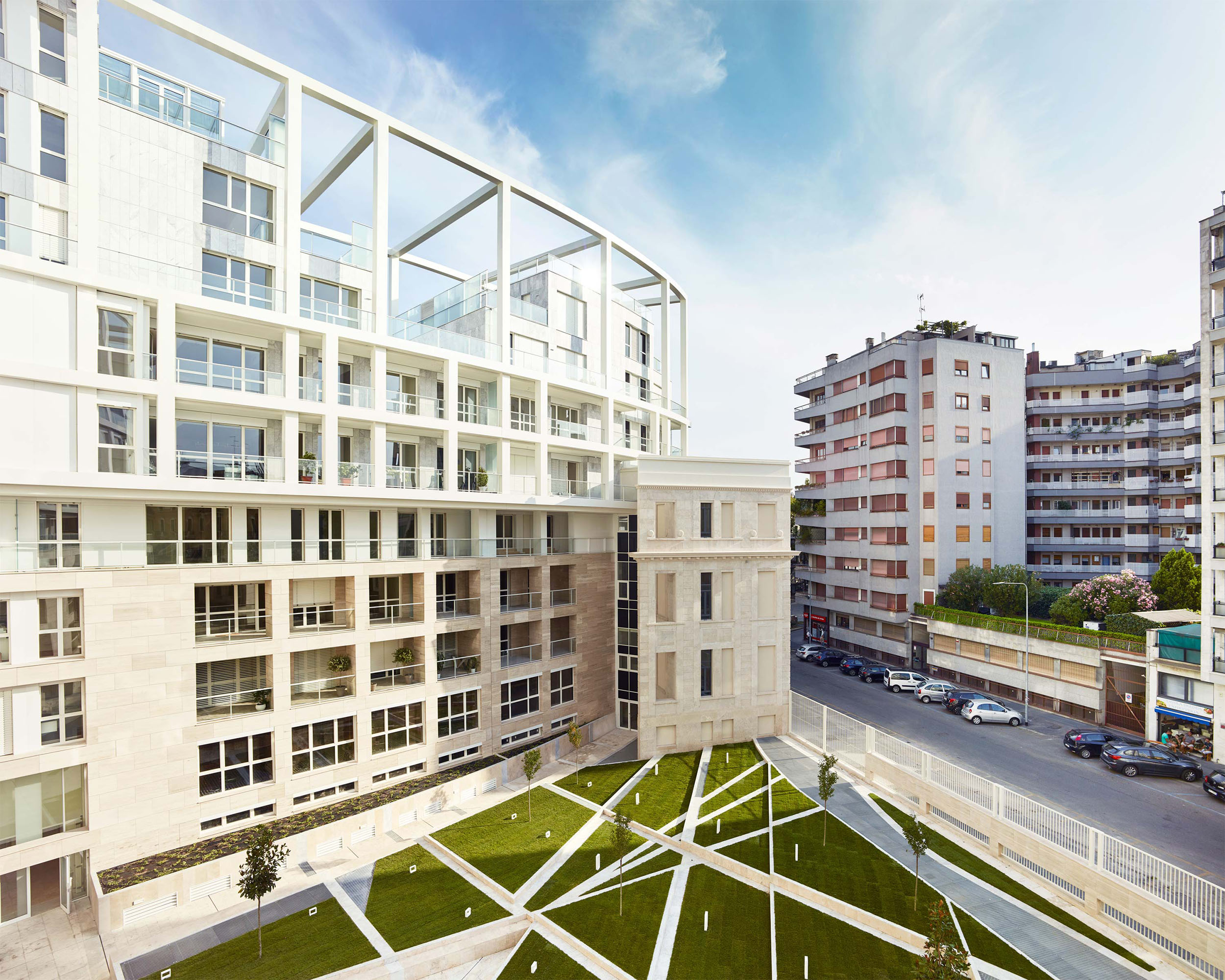 米兰 Carlo Erba 住宅楼 | 现代建筑与古典环境的完美融合-31