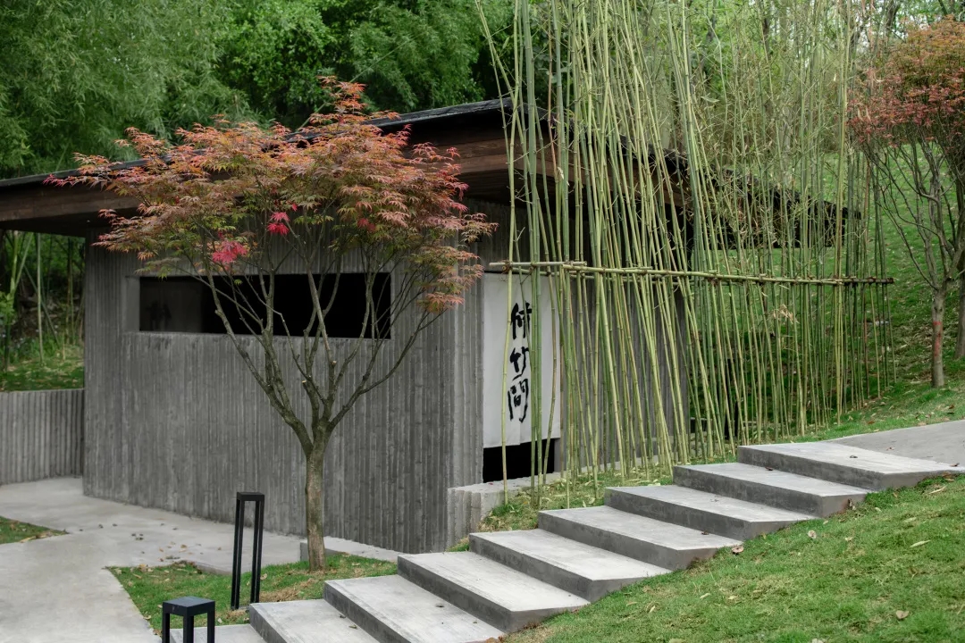 修竹间 · 禅意与自然共生的餐饮空间丨中国重庆丨言隅空间摄影-14