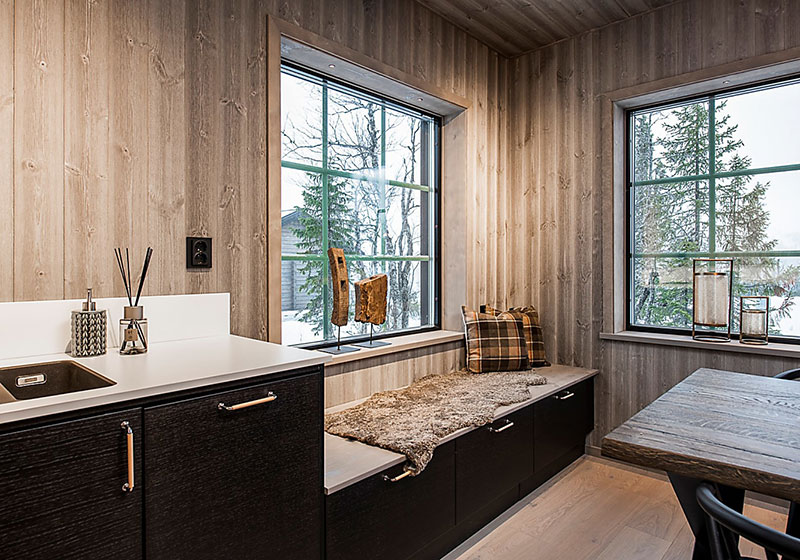 瑞典木屋，雪中温馨的北欧风情-8