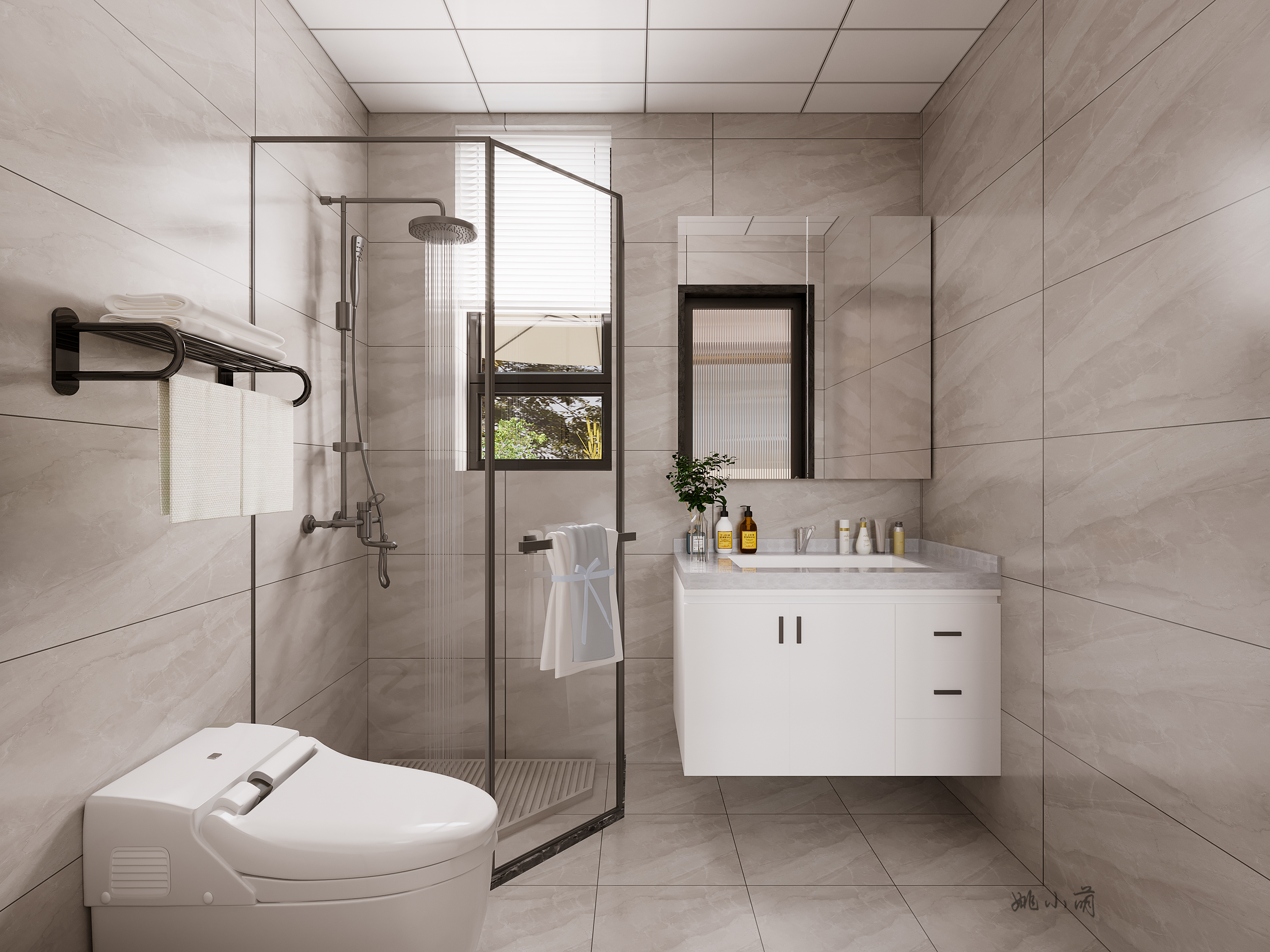 简约现代风温馨舒适家-15