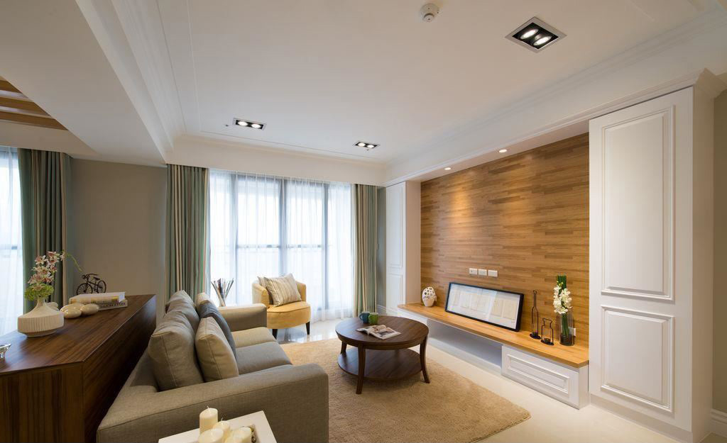 春雨设计--32坪 三房 ‧ 混搭風-1