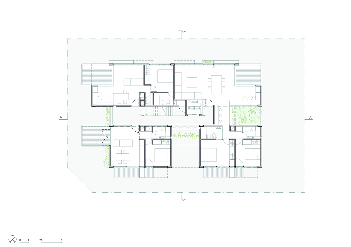 阿根廷 Ocampo 建筑 · 旋转式公寓设计丨阿根廷布宜诺斯艾利斯丨Estudio Morton 51st-23