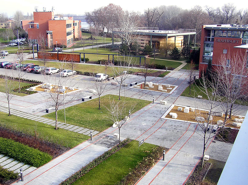 布达佩斯 Graphisoft 公园景观设计丨匈牙利布达佩斯-5