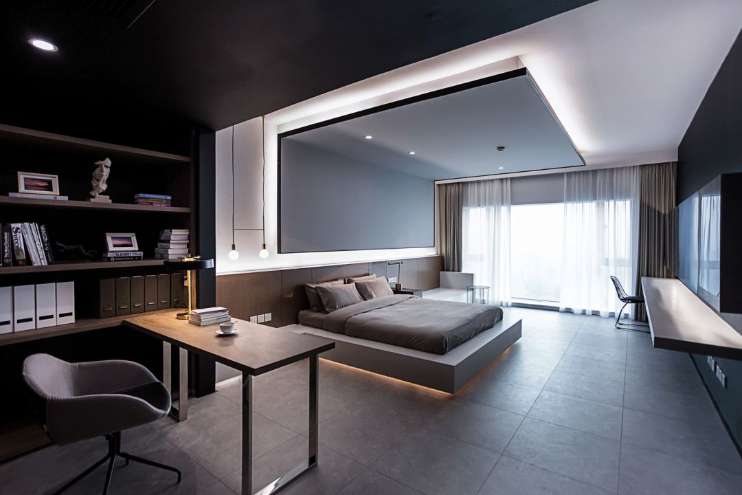 世茂滨江花园 40 万出租房装修，打造大气观景空间-160