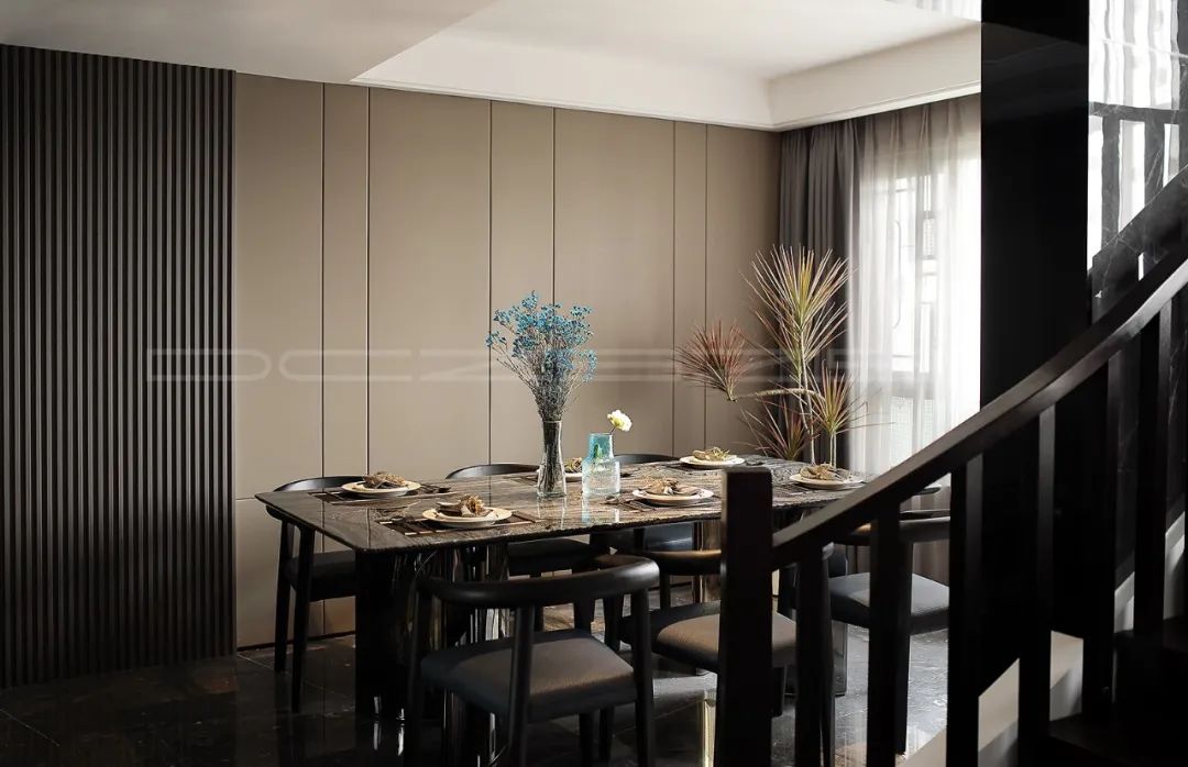 绿岛湖映月湾现代意式轻奢别墅设计丨木美空间设计-21