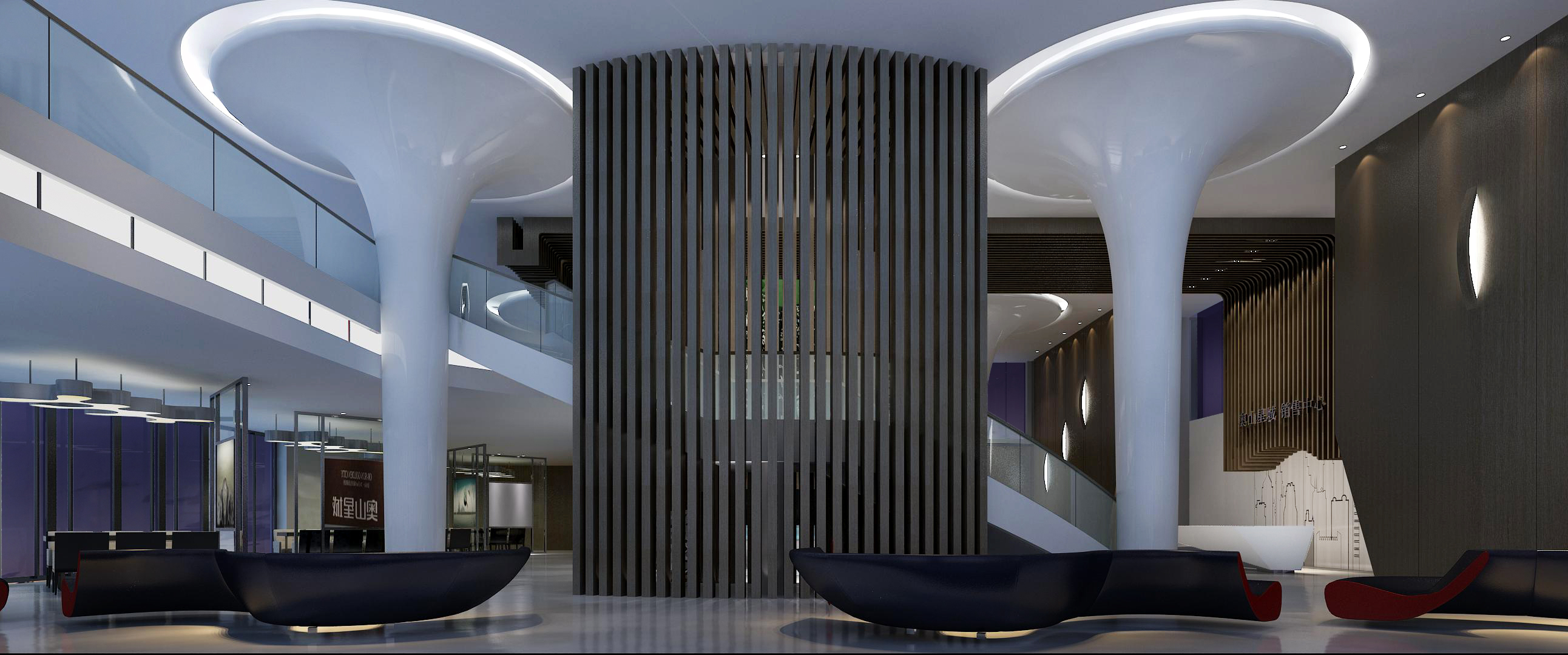 售楼处设计欧式中式现代高清售楼部效果图3D效果图-20