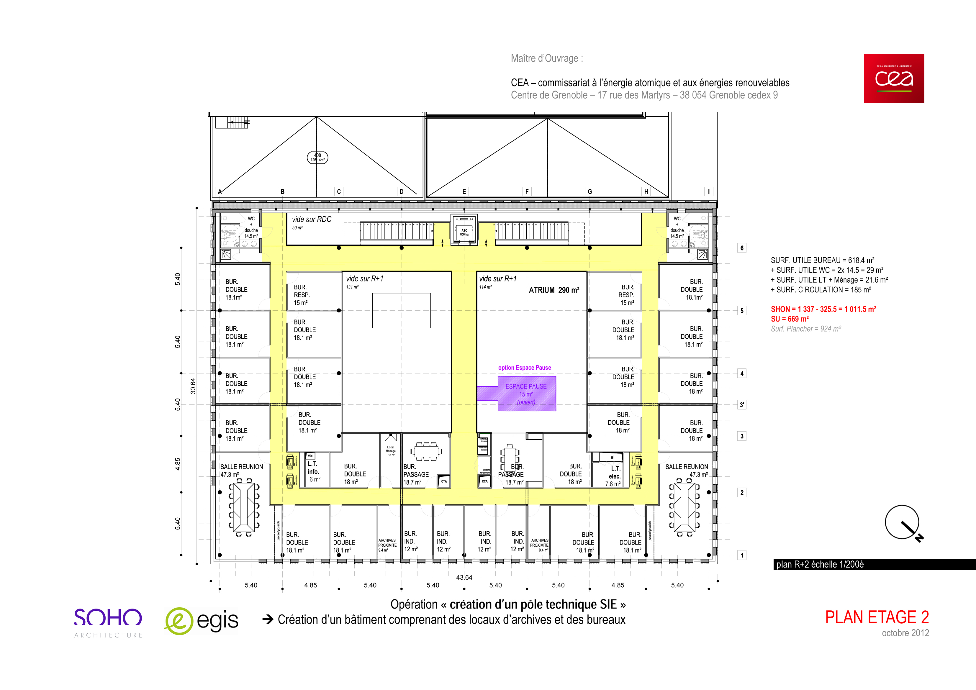 SOHO 建筑 | 格勒诺布尔 CEA 办公空间概念设计-15