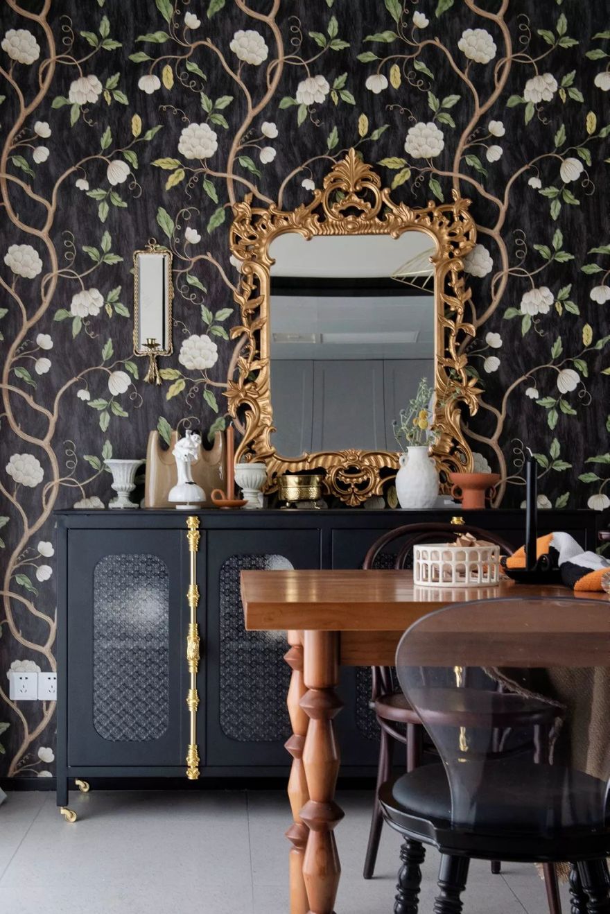 115㎡多彩混搭住宅,打造轻奢复古艺术空间-56