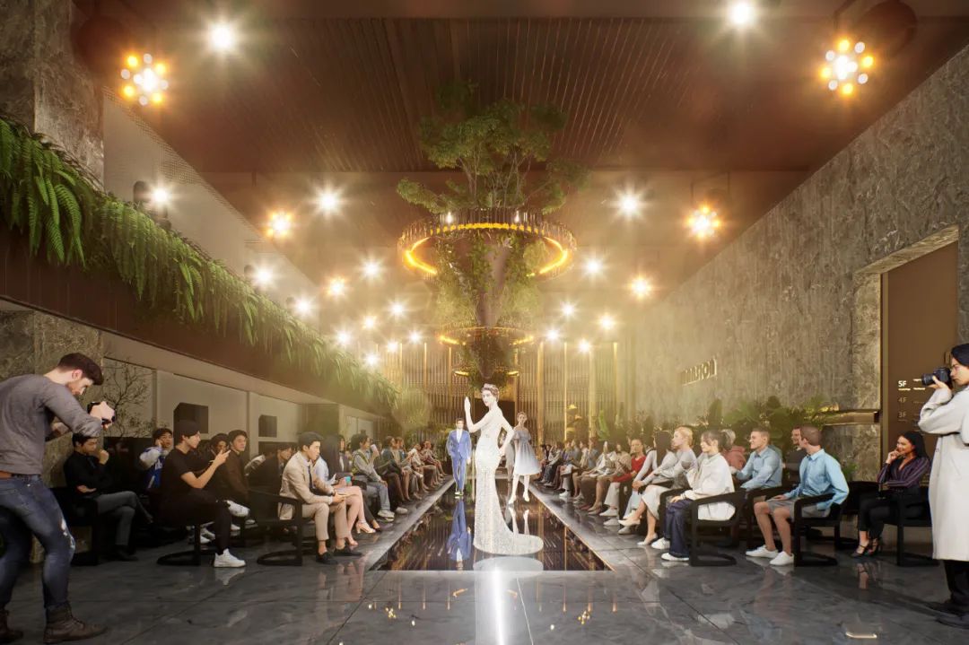 遁入自然雨林，尊享艺术奢境 | 上海后滩总部大厦屋顶花园-47