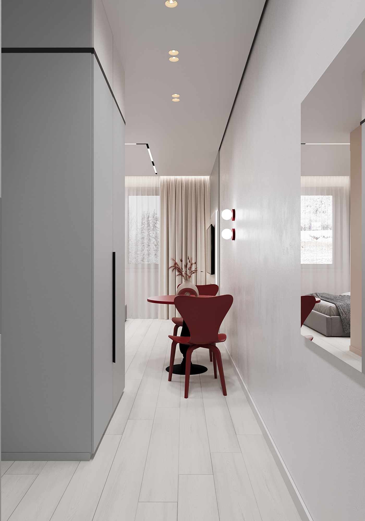 25m²小户型餐厅-1