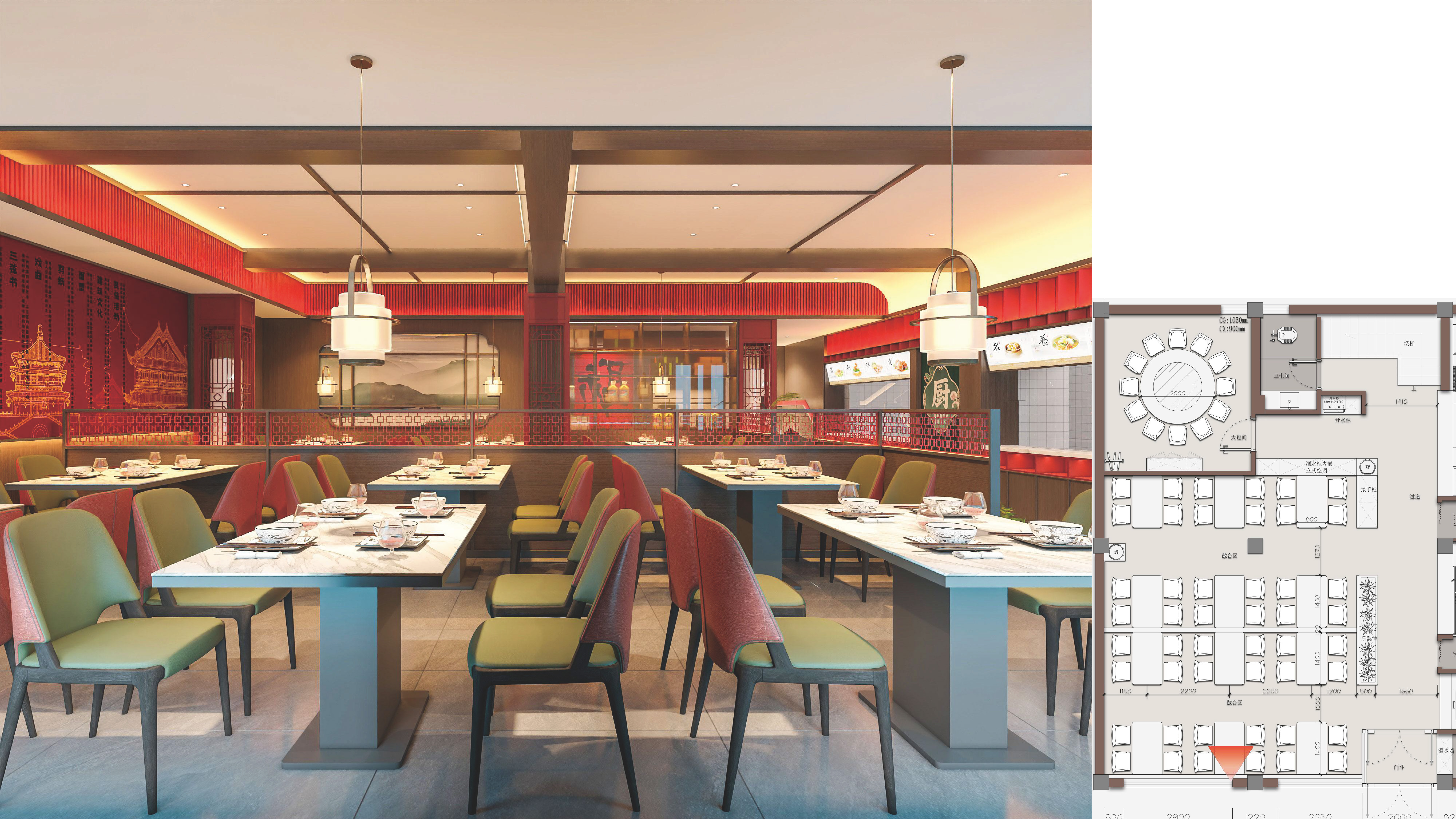 三晋面馆霍州店丨中国临汾丨富厚美学空间设计-11