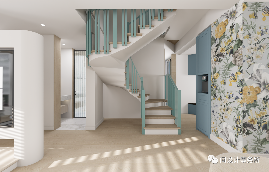 普达北苑 · 蓝色梦幻中的艺术居家丨间·设计事务所-42