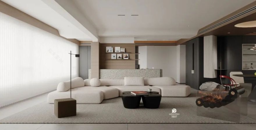 湖州·嘉境府现代原木风格排屋设计丨中国湖州丨龙庭设计-140