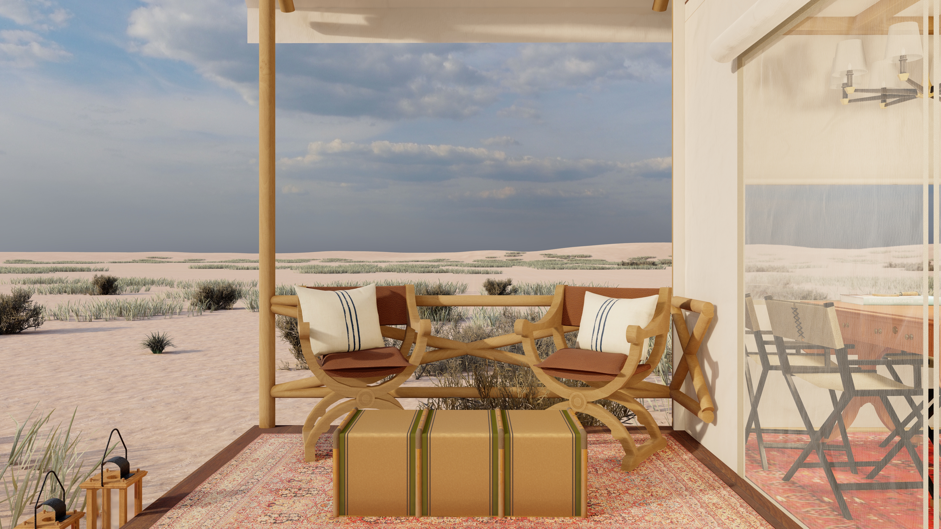 Safari Tent 设计与 3D 渲染丨美国丨EF 建筑设计工作室-7